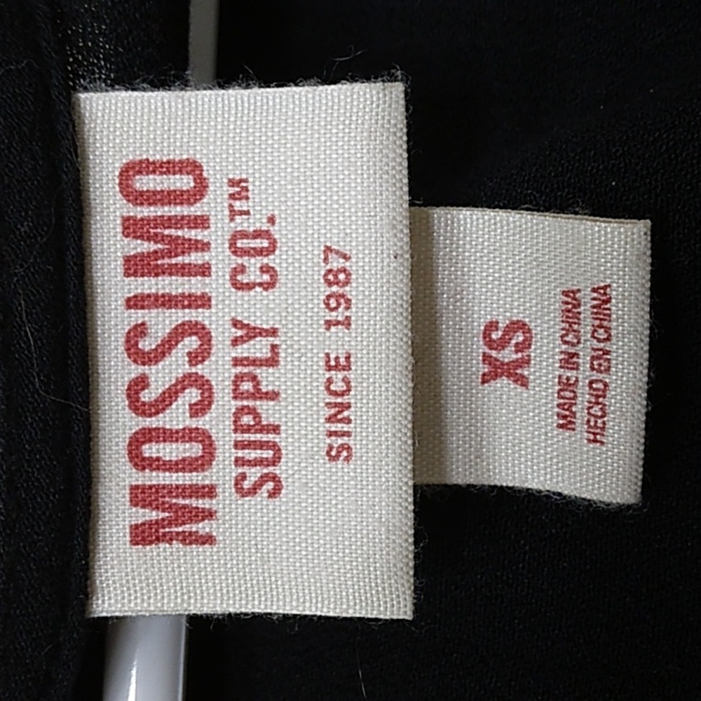 Mossimo Supply Co. Black Mini Hi Low Wrap Dress - Picture 5 of 6